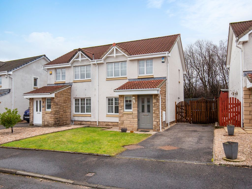 3 bed semi-detached house for sale in Woodlea Gardens, Bonnybridge FK4, £169,995