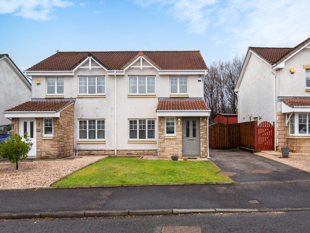 3 bed semi-detached house for sale in Woodlea Gardens, Bonnybridge FK4, £169,995