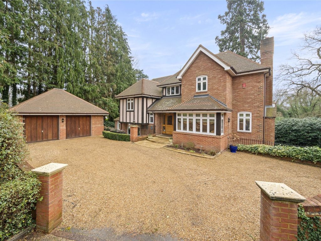 6 bed detached house for sale in Queens Hill Rise, Ascot, Berkshire SL5, £1,950,000