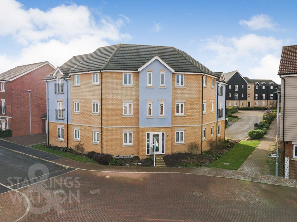2 bed flat for sale in Falcon Crescent, Costessey, Norwich NR8, £127,500