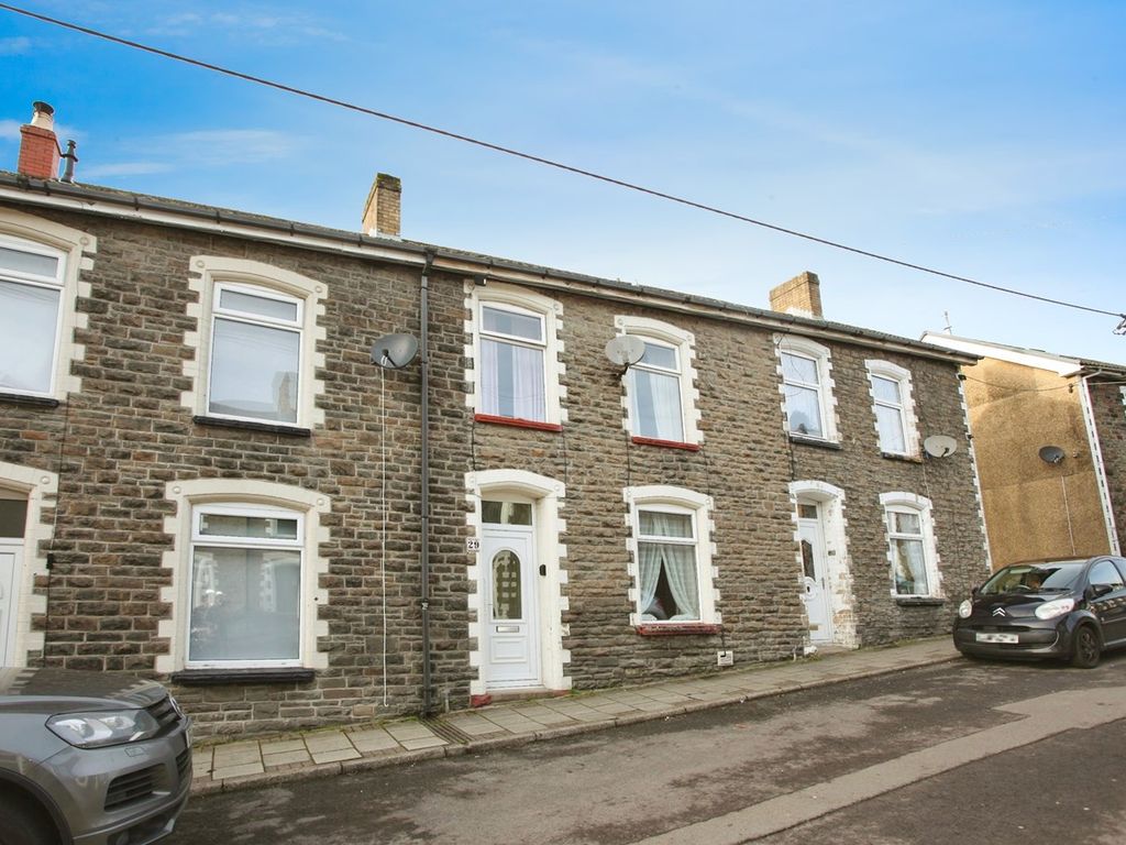 3 bed terraced house for sale in Greenfield, Newbridge, Newport NP11, £140,000