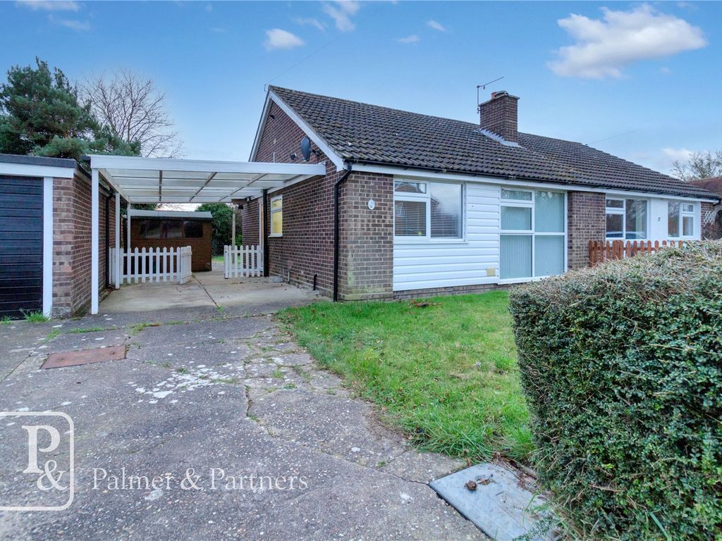 2 bed bungalow for sale in Herrings Way, Fordham, Colchester, Essex CO6, £280,000