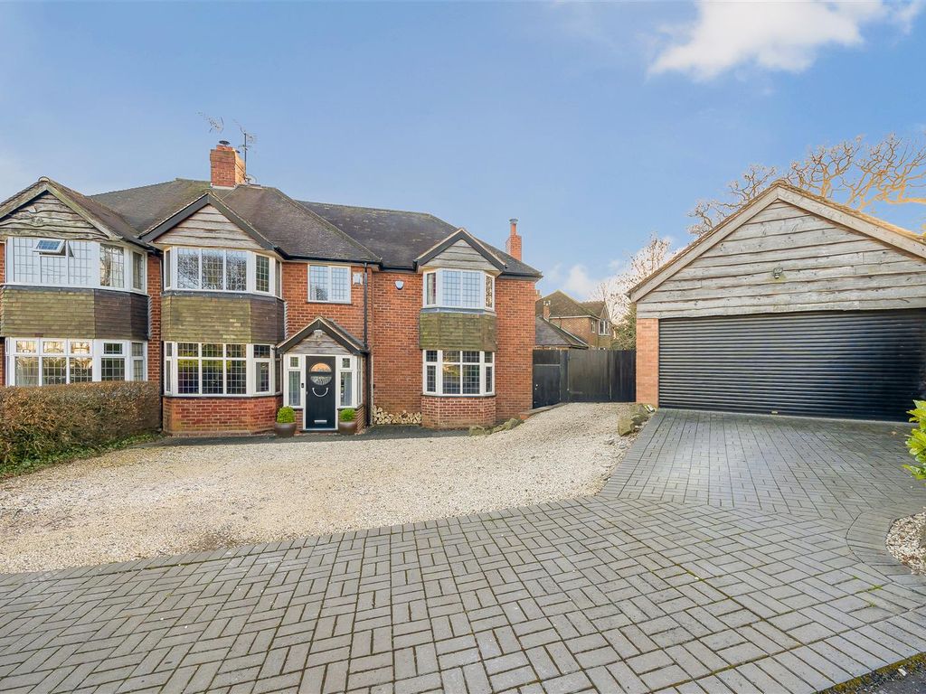 5 bed semi-detached house for sale in Kingswood Close, Lapworth, Solihull B94, £800,000