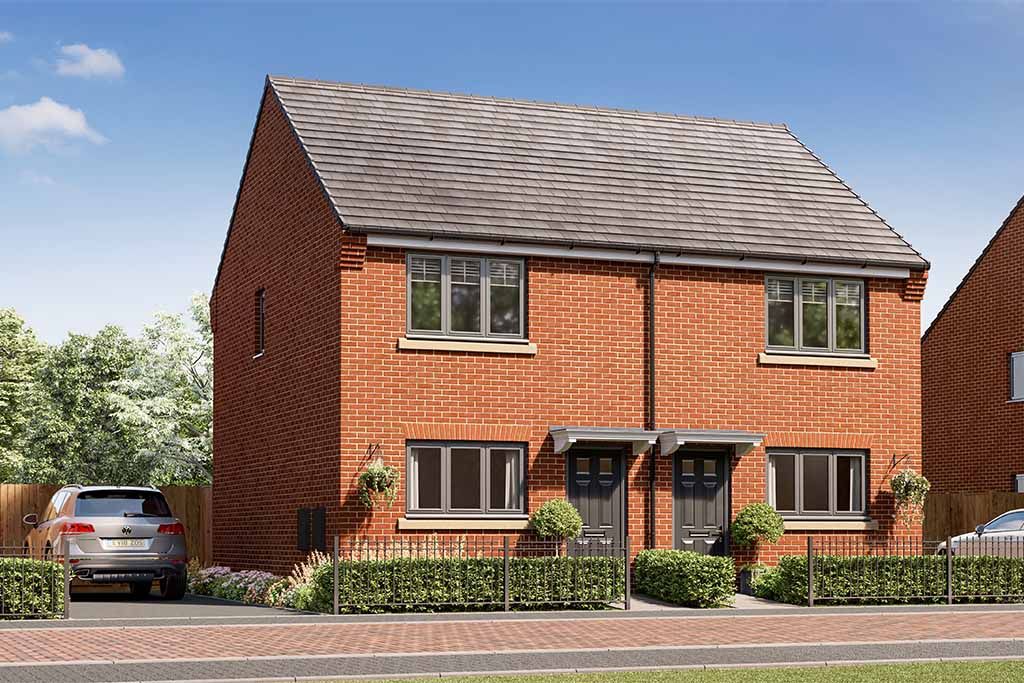 New home, 2 bed semi-detached house for sale in "The Buttercup" at Nightingale Road, Derby DE24, £199,995