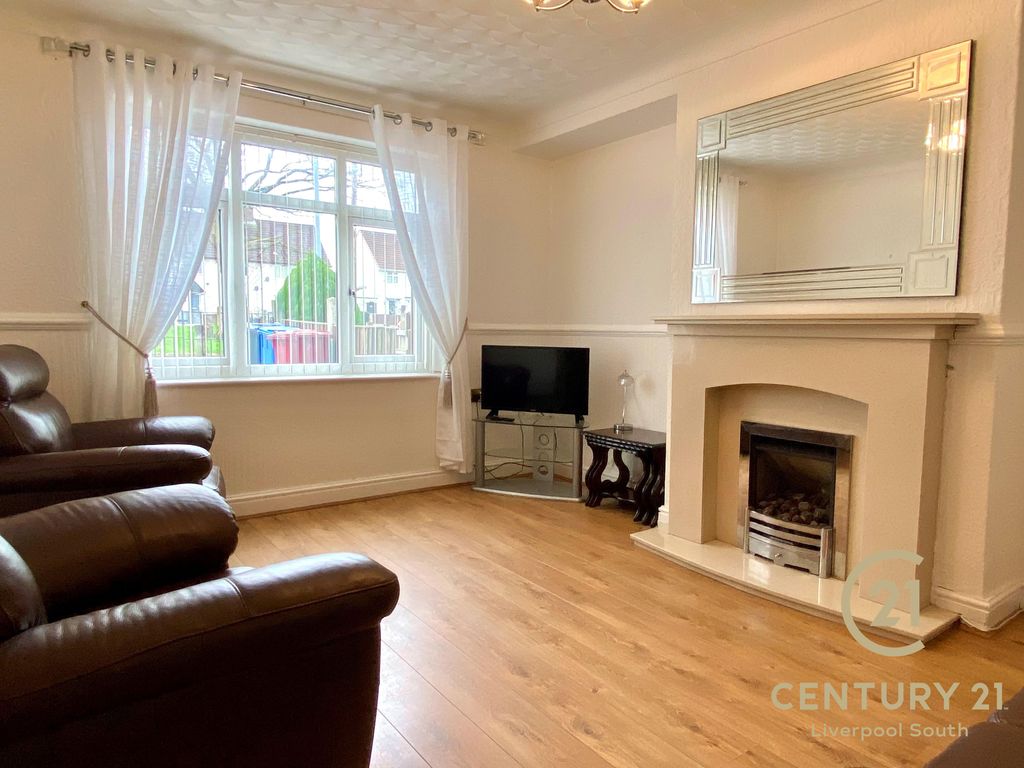 3 bed terraced house for sale in Brookwood Road, Huyton, Liverpool L36, £135,000