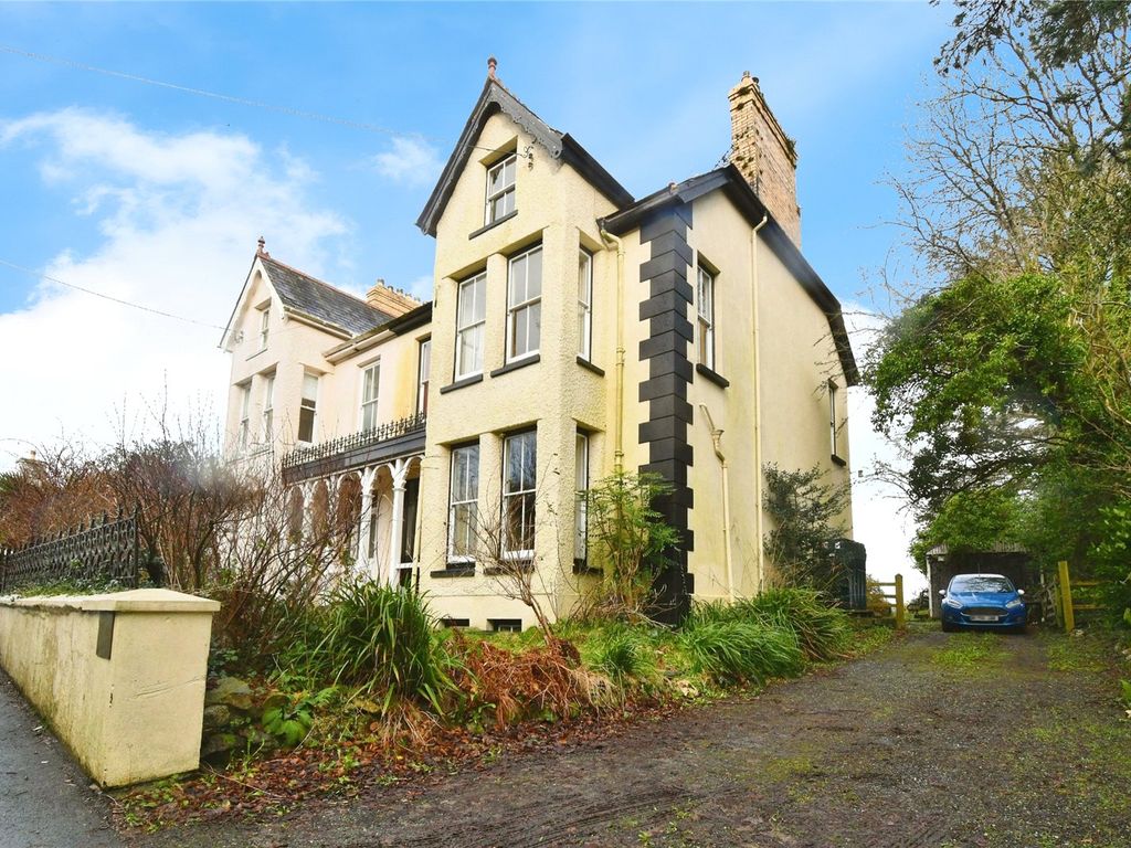 6 bed semi-detached house for sale in Fishguard Road, Newport, Pembrokeshire SA42, £455,000