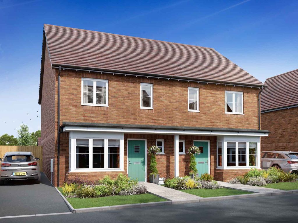 New home, 3 bed semi-detached house for sale in Plot 130, The Heath, Heath Lane, Codicote, Hitchin SG4, £530,000