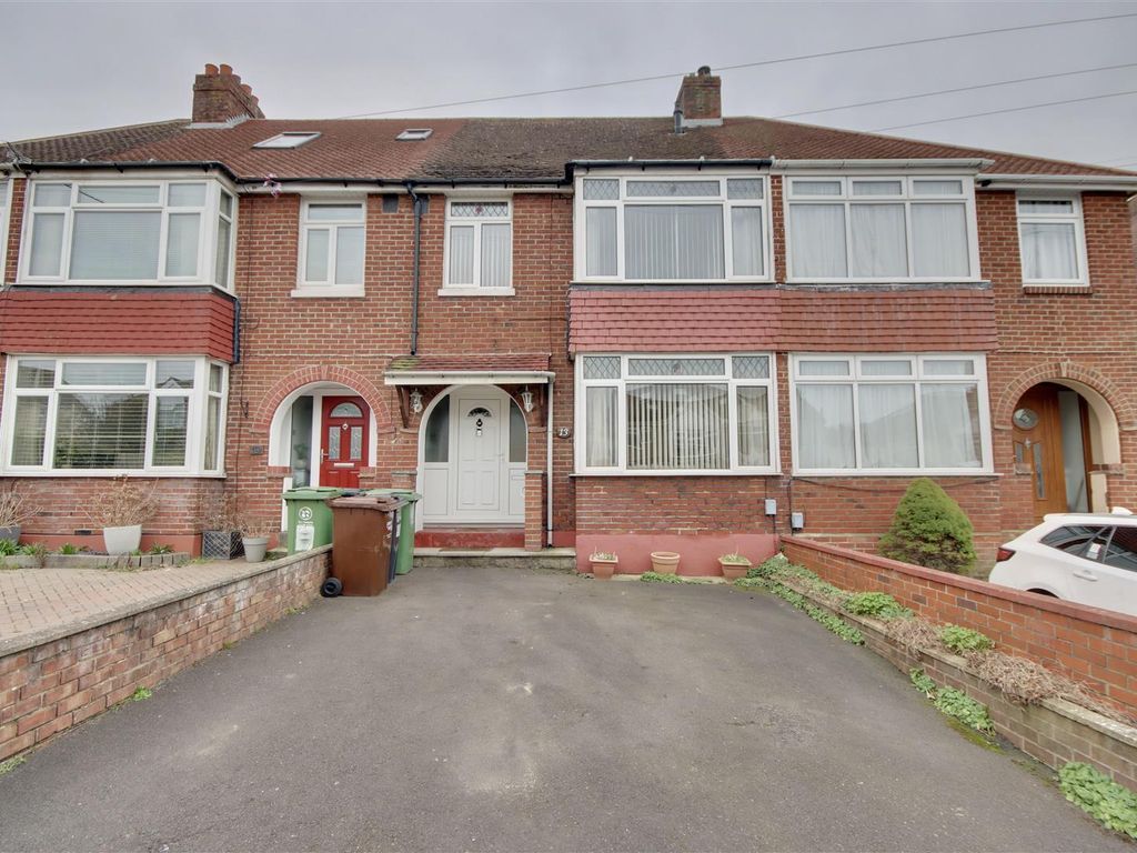 3 bed terraced house for sale in Lower Farlington Road, Farlington, Portsmouth PO6, £375,000