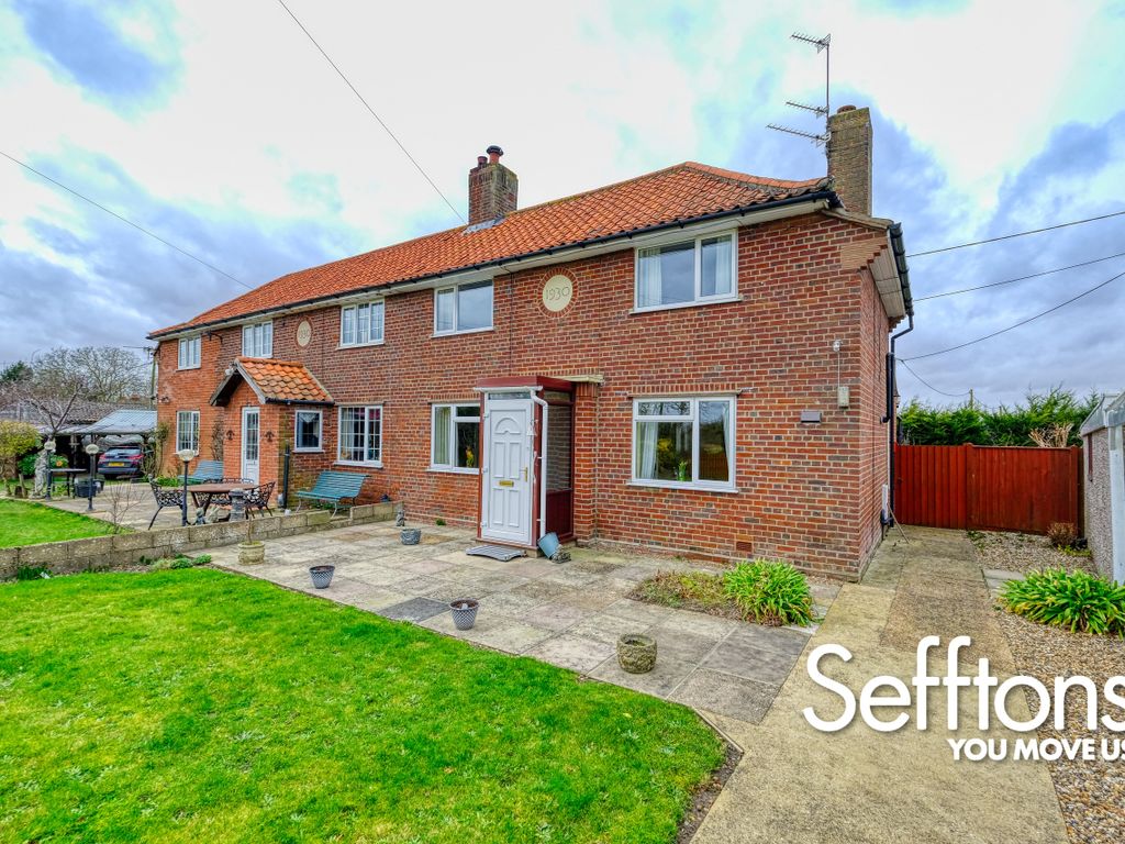 3 bed semi-detached house for sale in Coltishall Lane, Horsham St. Faith, Norwich NR10, £315,000