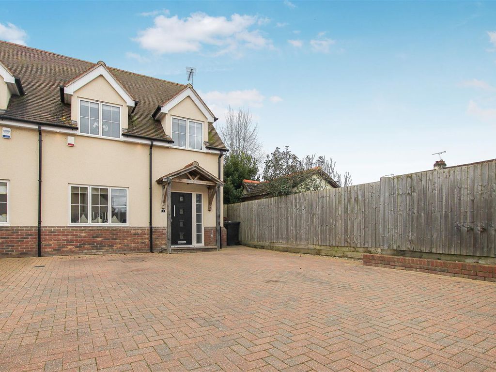 3 bed semi-detached house for sale in Outings Lane, Doddinghurst, Brentwood CM15, £550,000