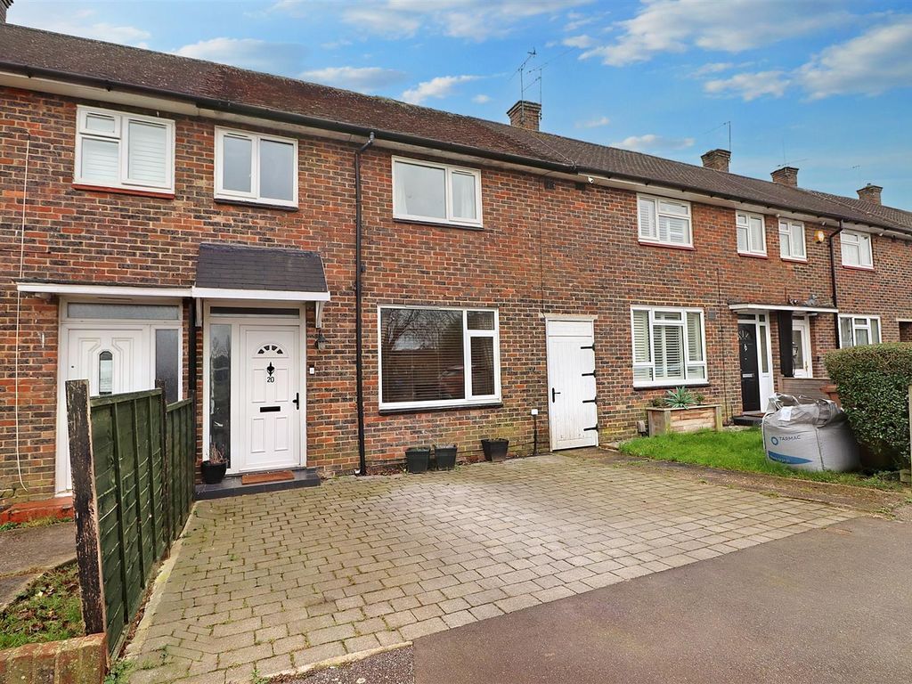 3 bed terraced house for sale in Croxdale Road, Borehamwood WD6, £512,500