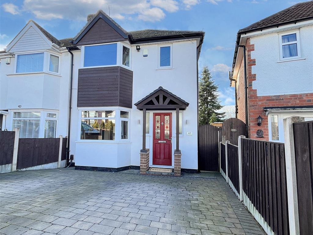 3 bed semi-detached house for sale in Woodvale Road, Hall Green, Birmingham B28, £265,000