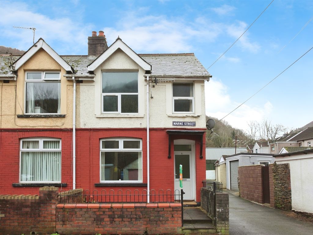 2 bed end terrace house for sale in Marne Street, Cwmcarn, Newport NP11, £115,000