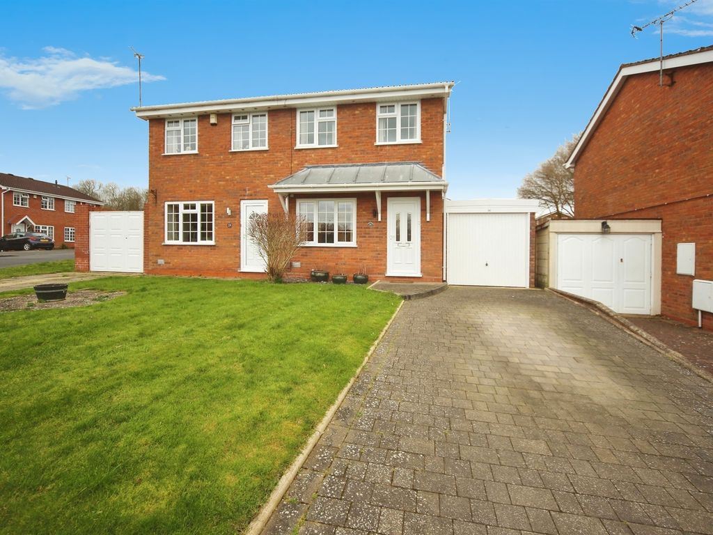 2 bed semi-detached house for sale in Stoneleigh Close, Oakenshaw South, Redditch B98, £265,000