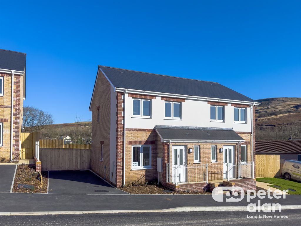 New home, 2 bed semi-detached house for sale in Nant Y Ffyrling, Nantyffyllon, Maesteg CF34, £170,000
