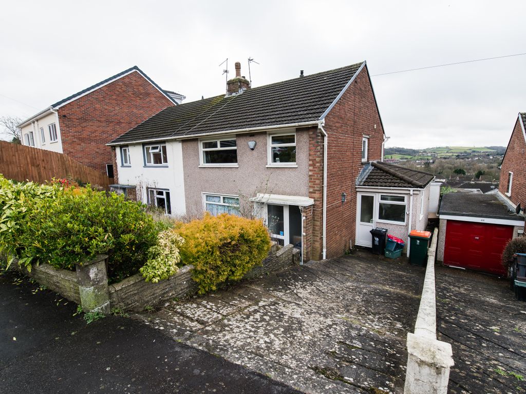 3 bed semi-detached house for sale in Tudor Crescent, Newport, Gwent NP10, £229,000