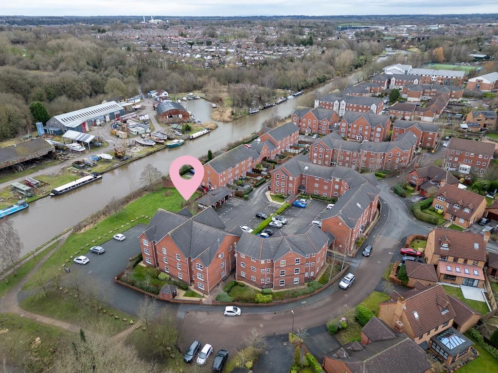 2 bed flat for sale in Eaton Court, Wrenbury Drive, Kingsmead, Northwich CW9, £140,000