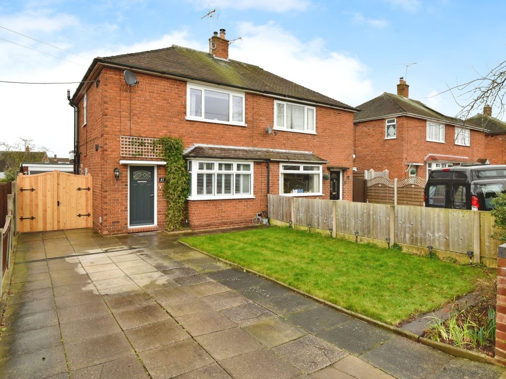 2 bed semi-detached house for sale in Linley Road, Alsager ST7, £195,000