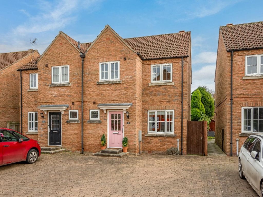 3 bed semi-detached house for sale in Exelby Court, Acomb, York YO26, £335,000