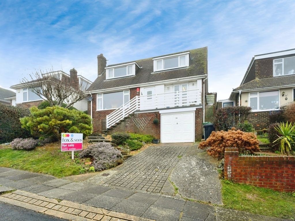3 bed detached house for sale in Tumulus Road, Saltdean, Brighton BN2, £460,000