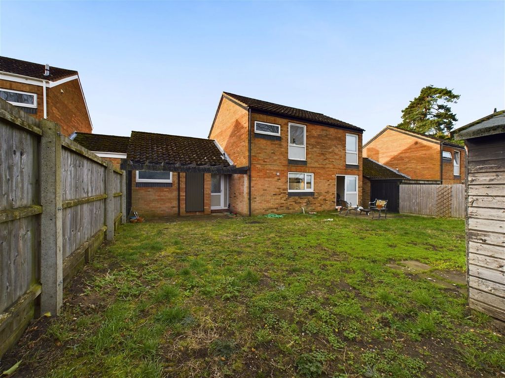 4 bed terraced house for sale in Ash Close, RAF Lakenheath, Brandon IP27, £270,000