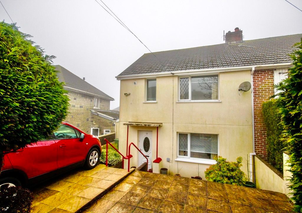 2 bed semi-detached house for sale in Hillside, Fochriw, Bargoed CF81, £120,000