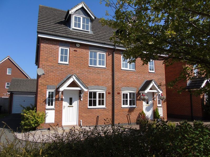 3 bed semi-detached house to rent in Nantwich, Cheshire CW5, £995 pcm