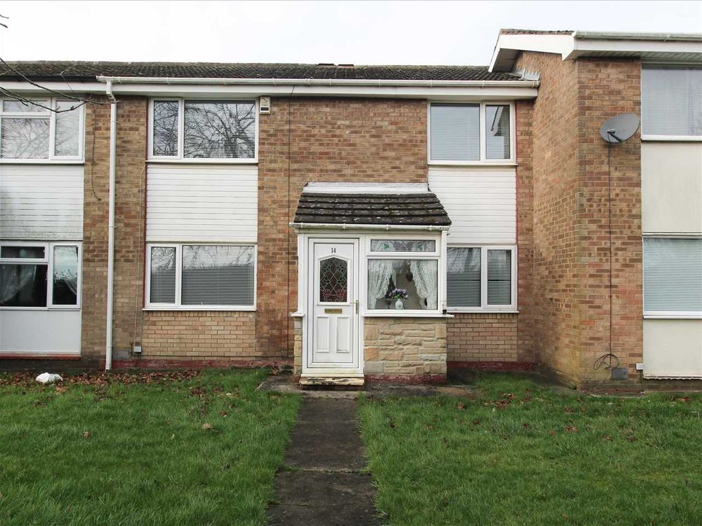 2 bed terraced house for sale in Anton Place, Hall Close, Cramlington NE23, £110,000