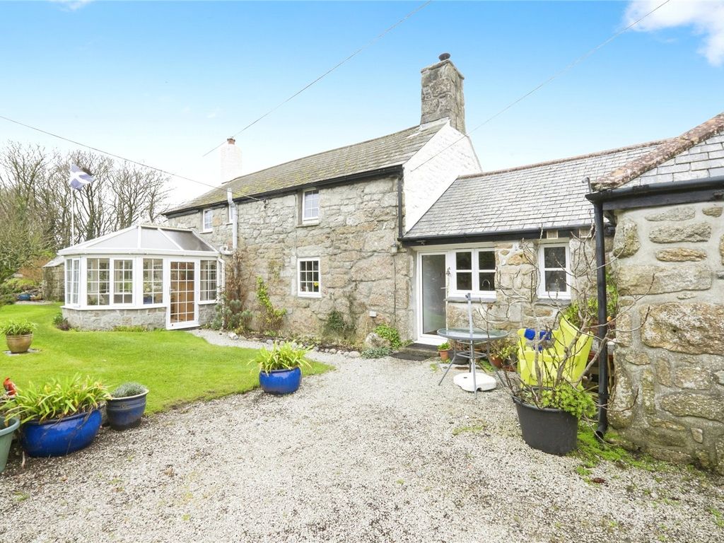 2 bed cottage for sale in Crows-An-Wra, St. Buryan, Penzance, Cornwall TR19, £400,000