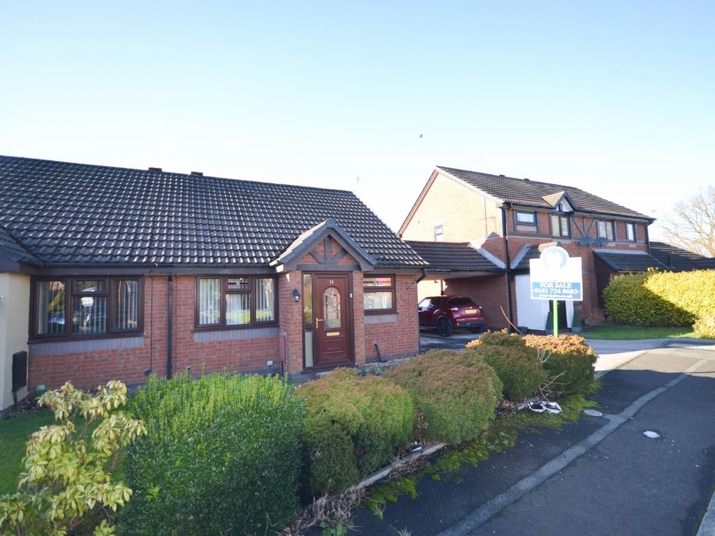 2 bed semi-detached bungalow for sale in Vale Edge, Radcliffe, Manchester M26, £185,000