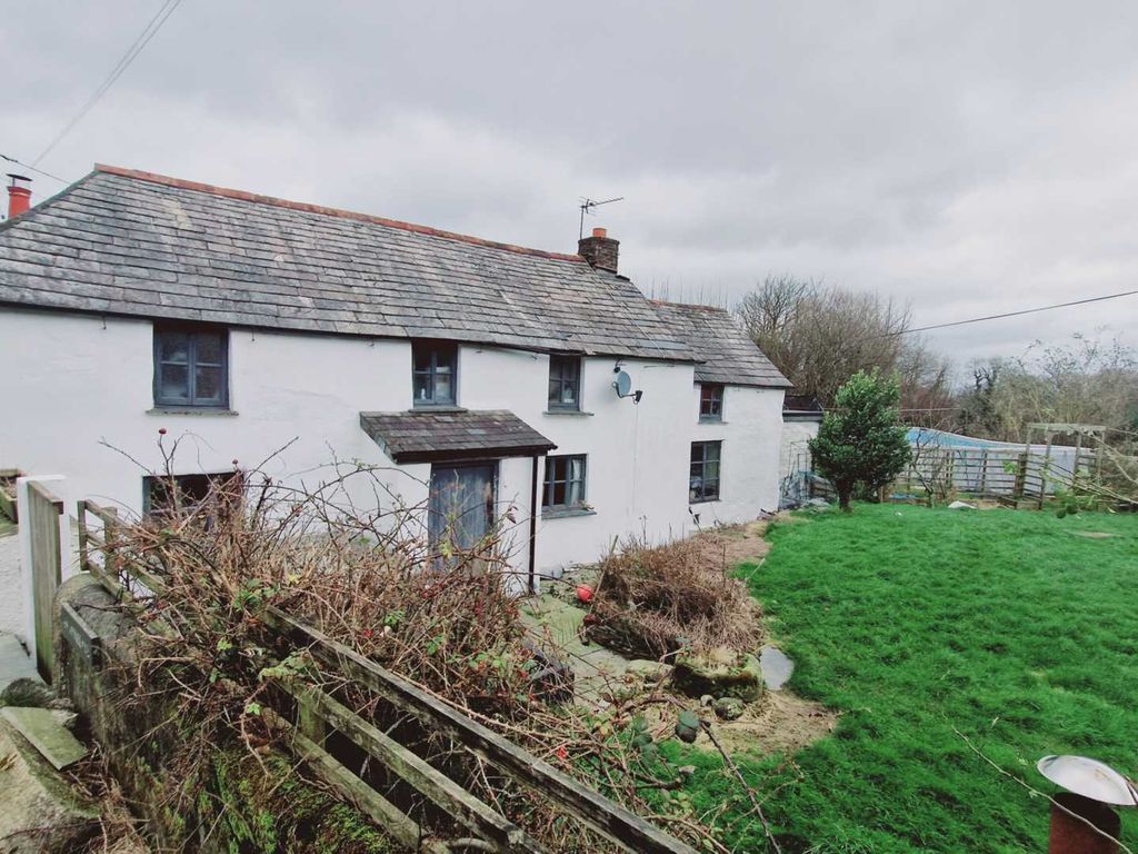 4 bed detached house for sale in Warbstow, Cornwall PL15, £450,000