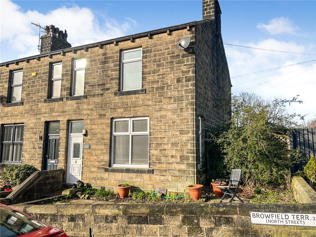 3 bed end terrace house to rent in Browfield Terrace, Silsden, Keighley, West Yorkshire BD20, £875 pcm