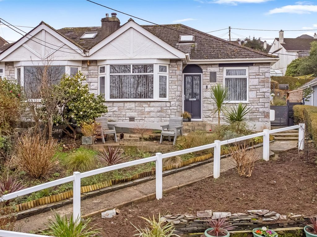 3 bed semi-detached bungalow for sale in New Road, Saltash PL12, £285,000