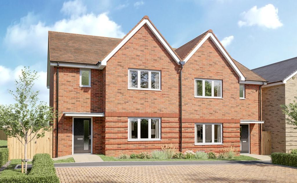 New home, 3 bed semi-detached house for sale in "The Frogmore" at Wafandun Lane, Eagle Farm South, Wavendon, Milton Keynes MK17, £465,000