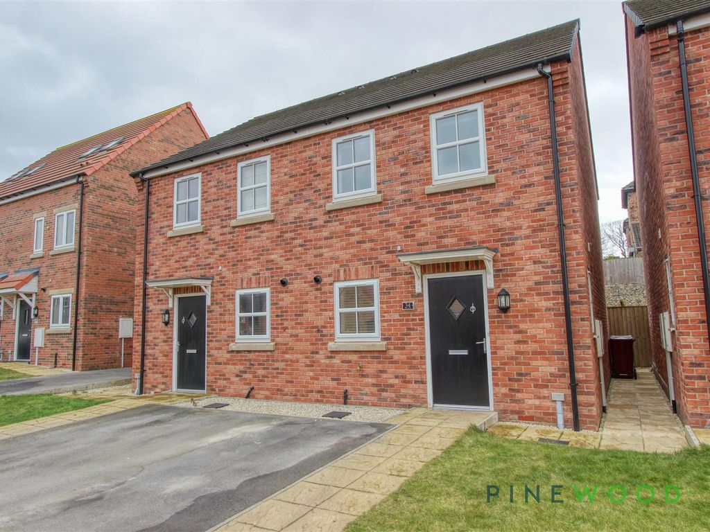 2 bed semi-detached house for sale in Pine Road, Barlborough, Chesterfield S43, £175,000