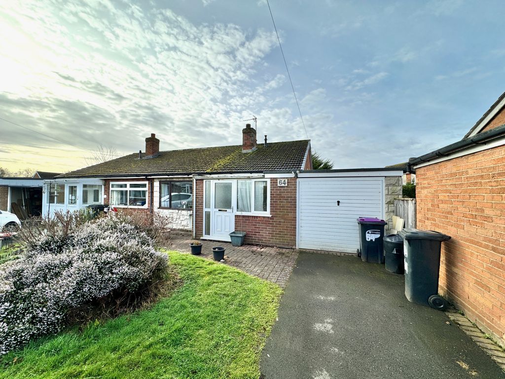 2 bed semi-detached bungalow for sale in White Lodge Park, Shawbury SY4, £200,000