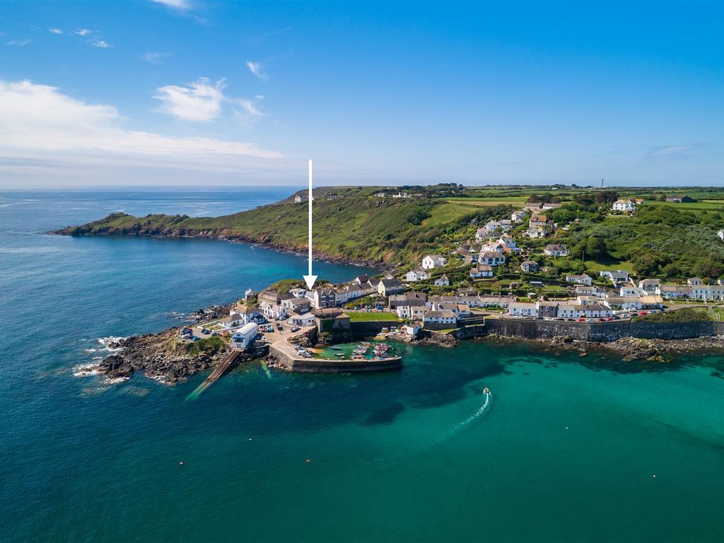 3 bed link-detached house for sale in The Cove, Coverack, Helston TR12, £525,000