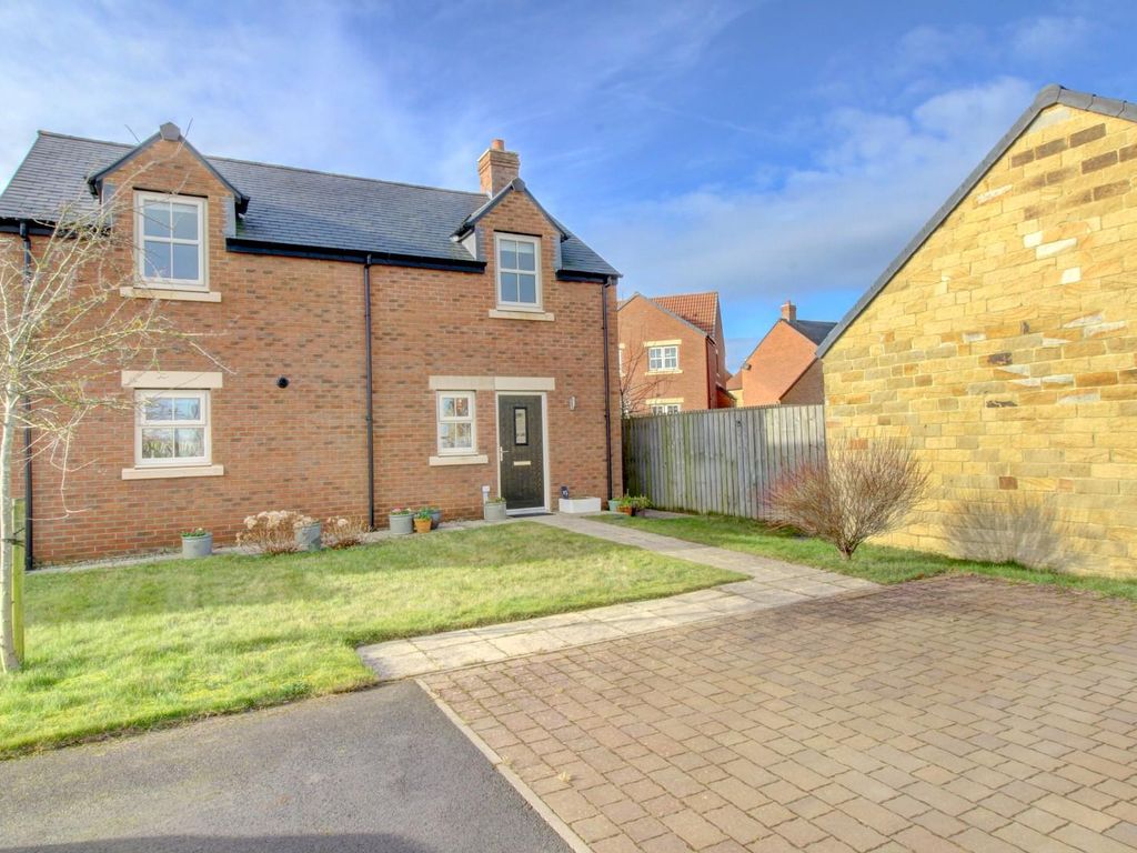 3 bed detached house for sale in Armstrong Grove, Longframlington, Morpeth NE65, £315,000