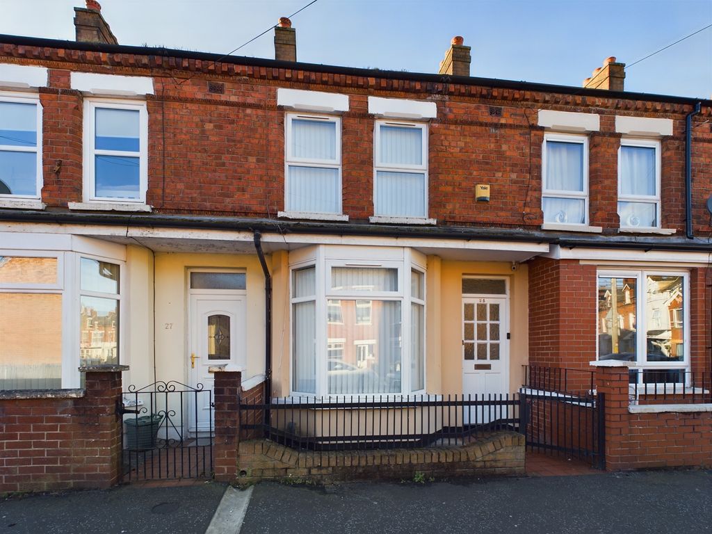 2 bed terraced house for sale in Rosebery Road, Belfast BT6, £87,500