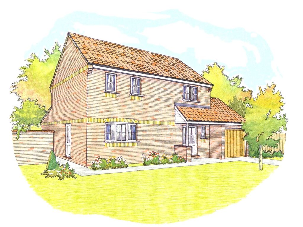New home, 3 bed detached house for sale in The Hawthorns, Briston, Norfolk NR24, £375,000