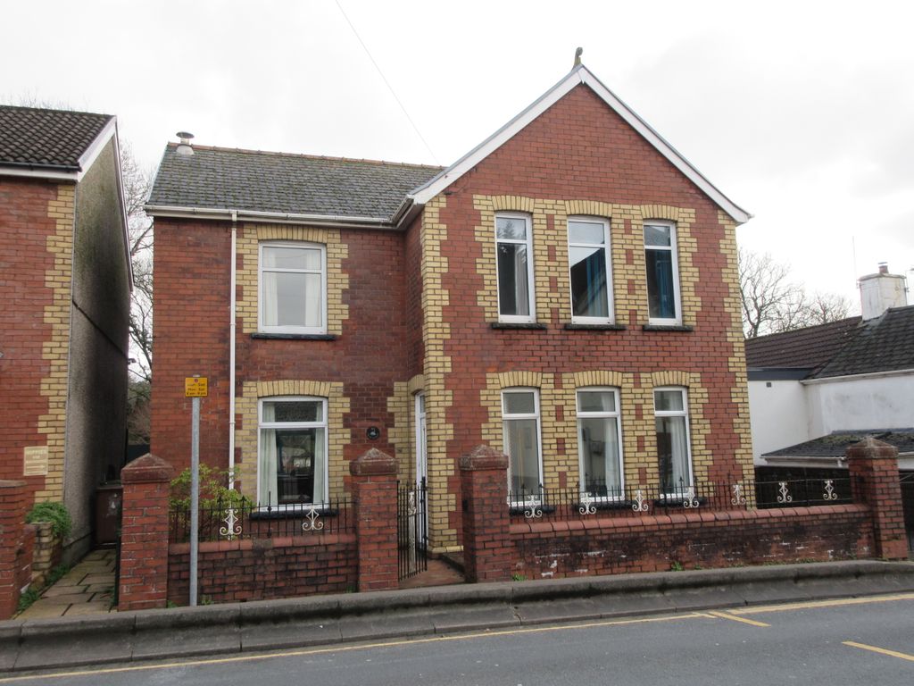 4 bed detached house for sale in Commercial Street, Hengoed CF82, £395,000