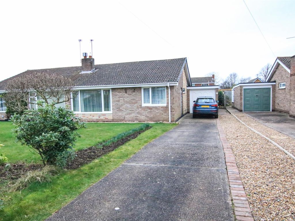 2 bed semi-detached bungalow for sale in Insley Gardens, Bessacarr, Doncaster DN4, £185,000