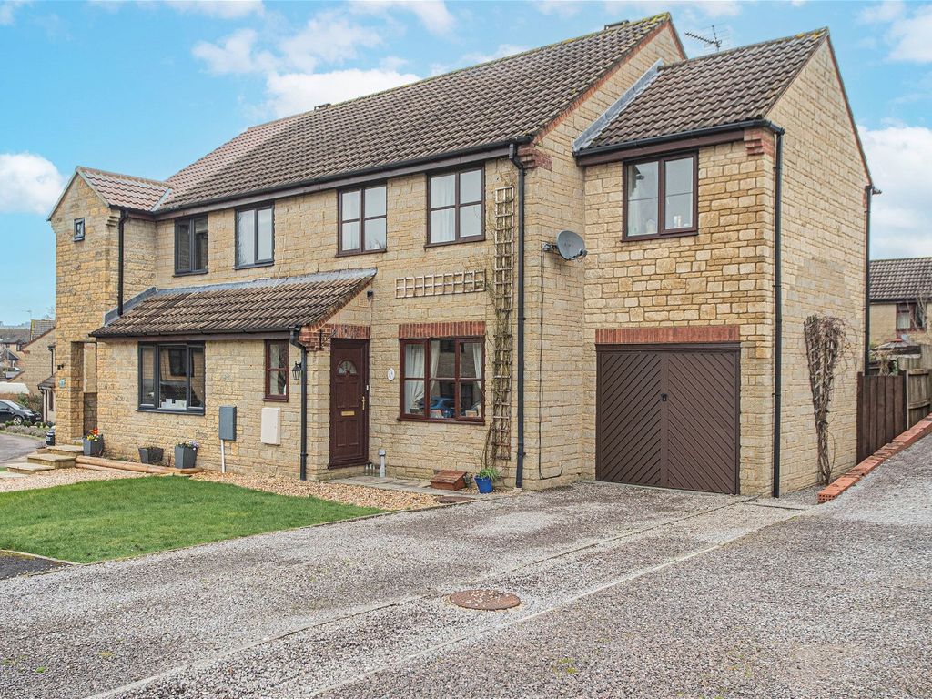 3 bed semi-detached house for sale in Ron Golding Close, Malmesbury SN16, £375,000