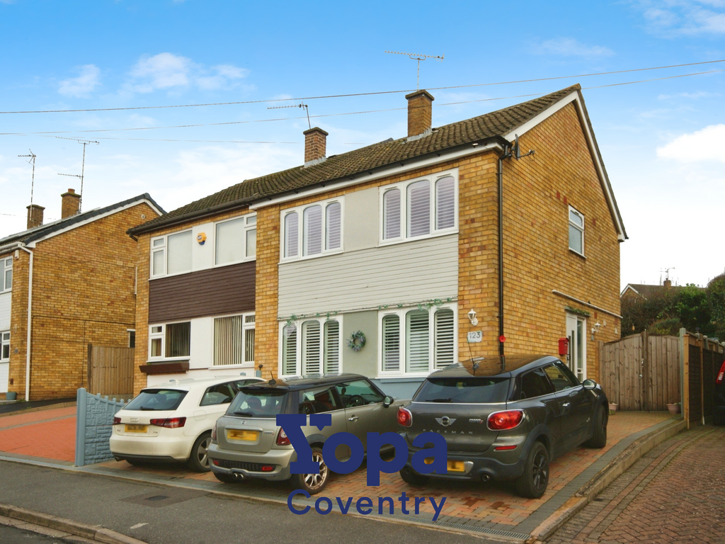 3 bed semi-detached house for sale in Oxendon Way, Binley, Coventry CV3, £290,000