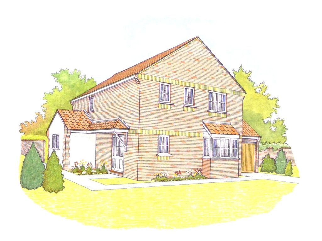 New home, 3 bed detached house for sale in The Hawthorns, Briston, Norfolk NR24, £365,000