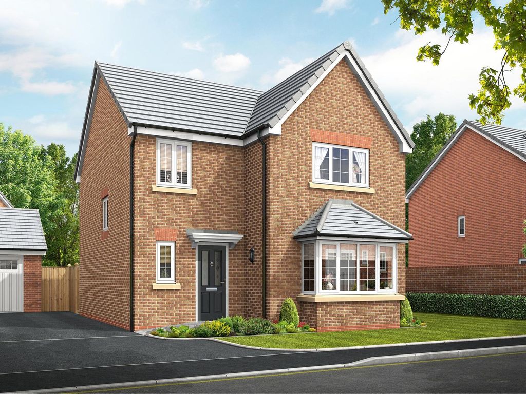 New home, 4 bed detached house for sale in Talbot Manor, Alport Road, Whitchurch SY13, £314,950