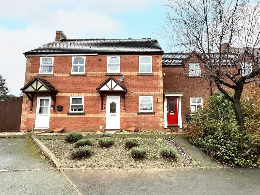 2 bed terraced house for sale in Coldridge Drive, Herongate, Shrewsbury, Shropshire SY1, £185,000