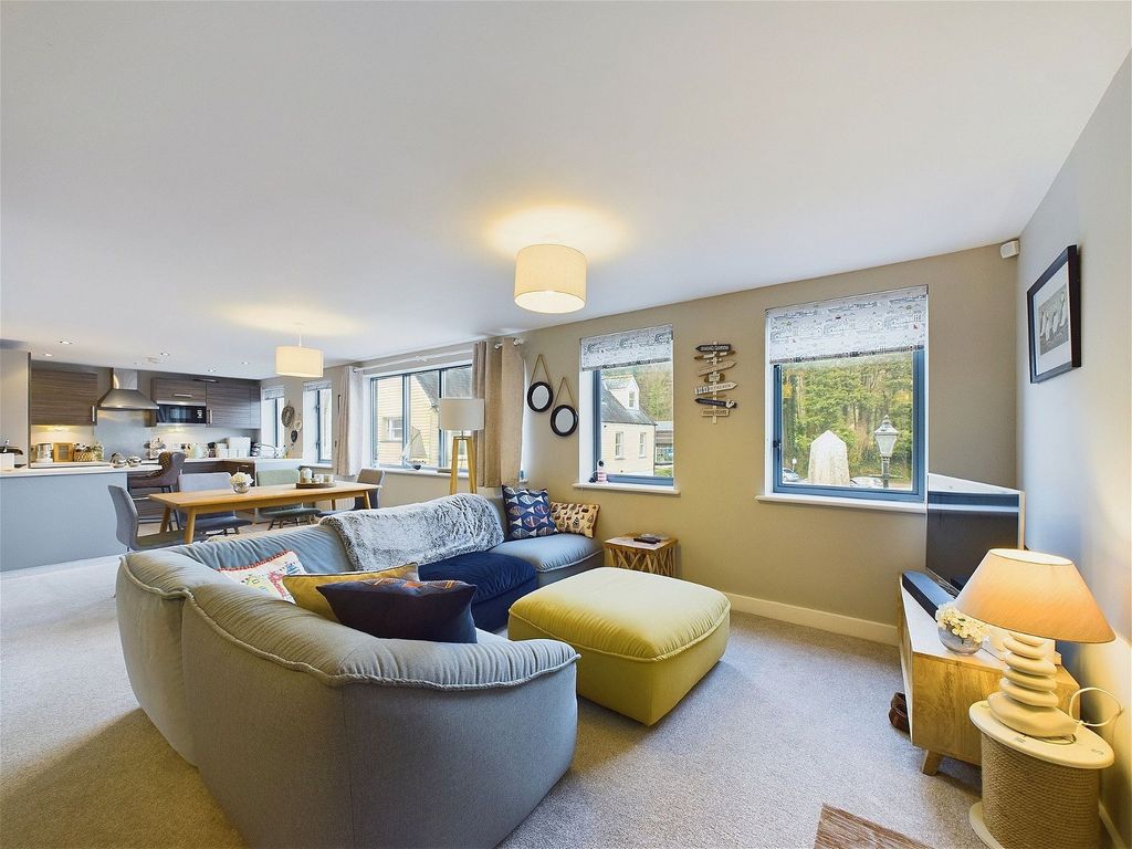 3 bed flat for sale in Blue Mill Apartment, Fowey PL23, £450,000
