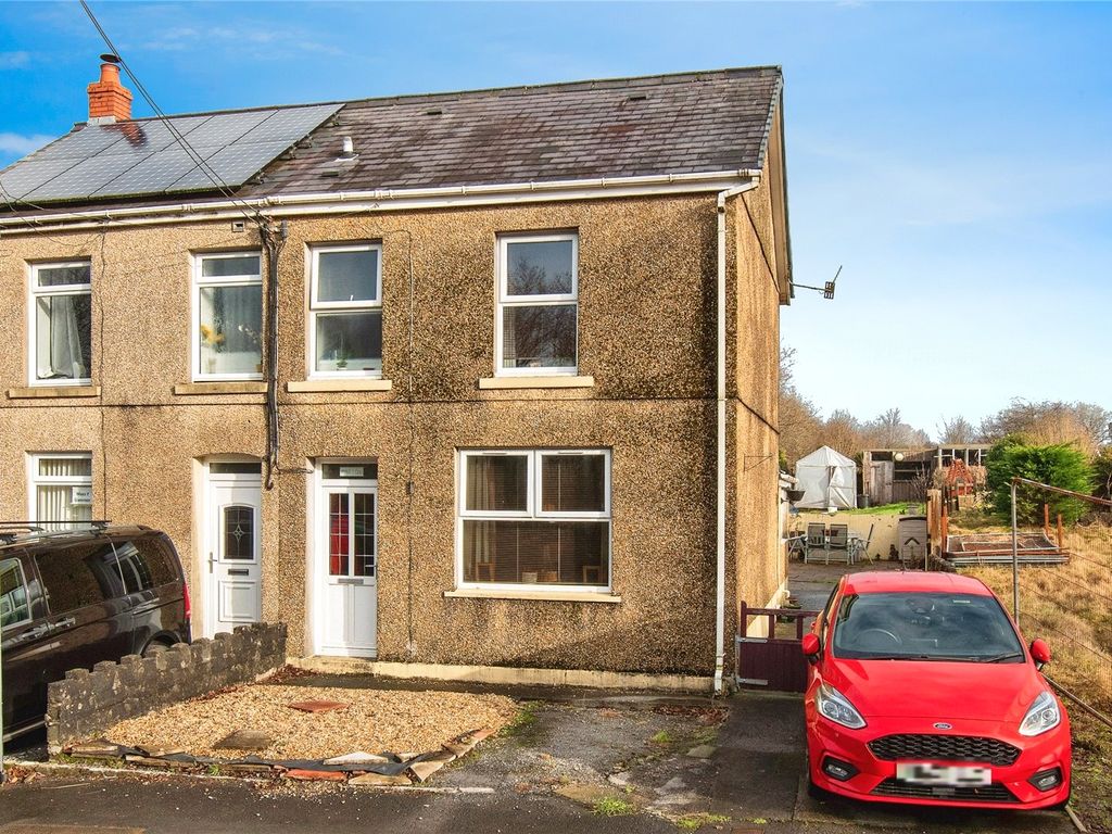 3 bed semi-detached house for sale in Black Lion Road, Cross Hands, Llanelli SA14, £200,000
