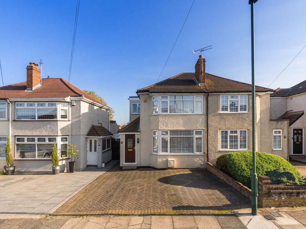 3 bed semi-detached house for sale in Bradenham Avenue, Welling, Kent DA16, £525,000